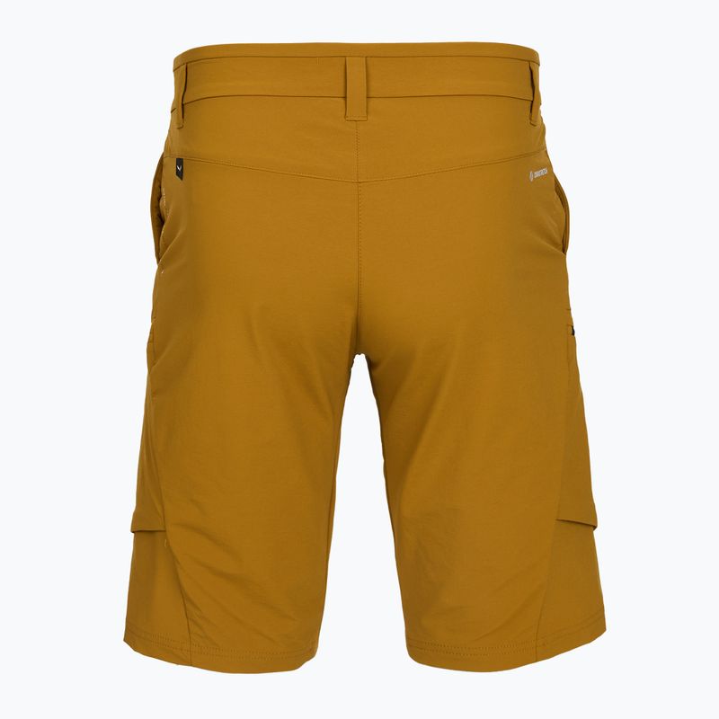 Pantaloni scurți de trekking pentru bărbați Salewa Puez DST Cargo golden brown 2