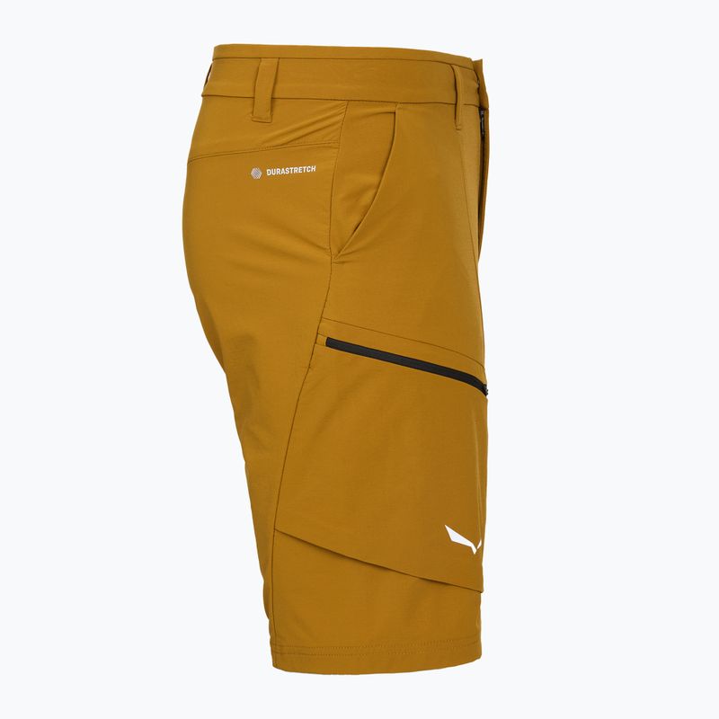 Pantaloni scurți de trekking pentru bărbați Salewa Puez DST Cargo golden brown 3