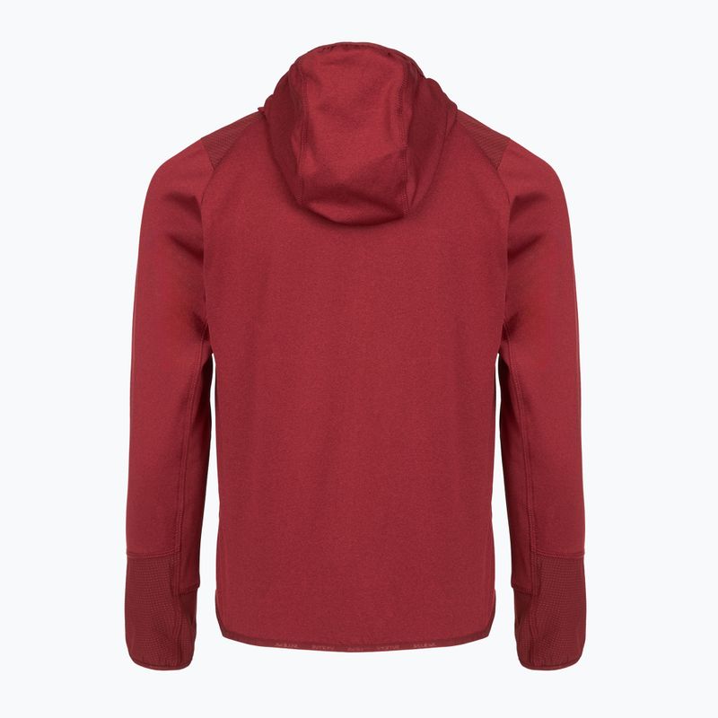Bluză de trekking pentru copii Salewa Agner Melange PL FZ Hoody syrah 2