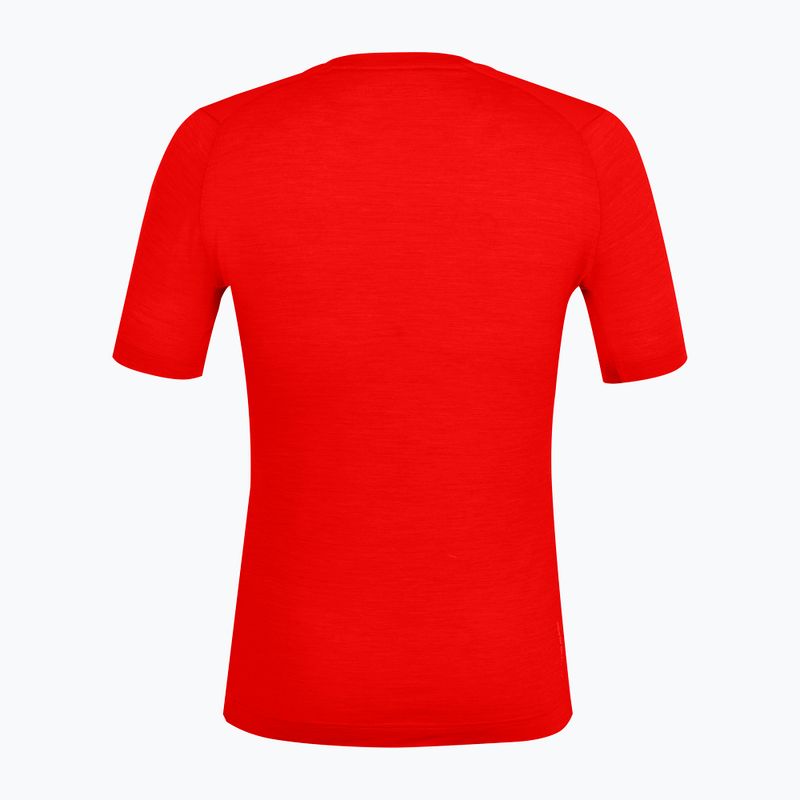 Tricou de trekking pentru bărbați Salewa Agner flame 2