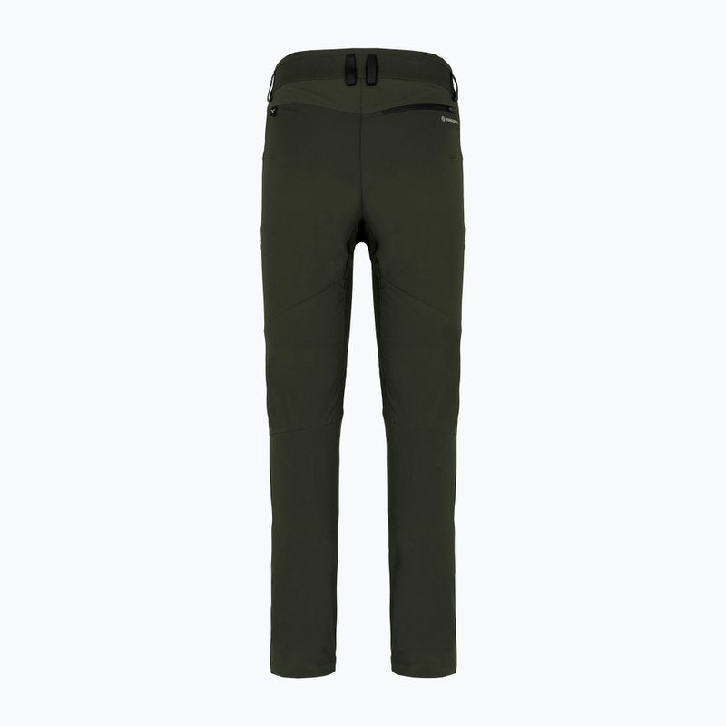 Pantaloni softshell pentru bărbați Salewa Agner DST dark olive 2