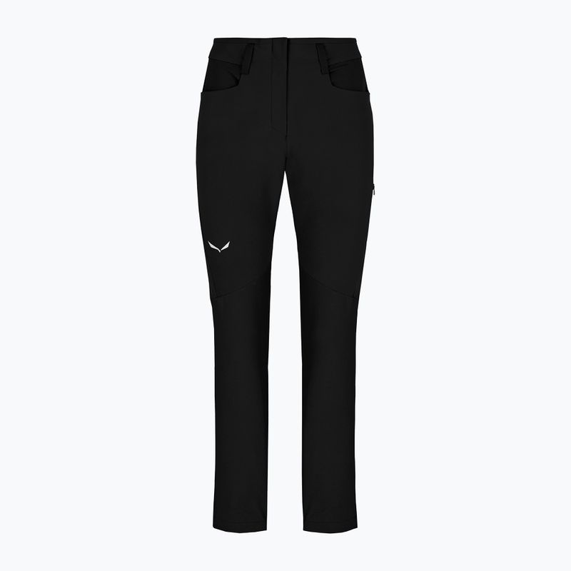 Pantaloni softshell pentru femei Salewa Agner DST black out