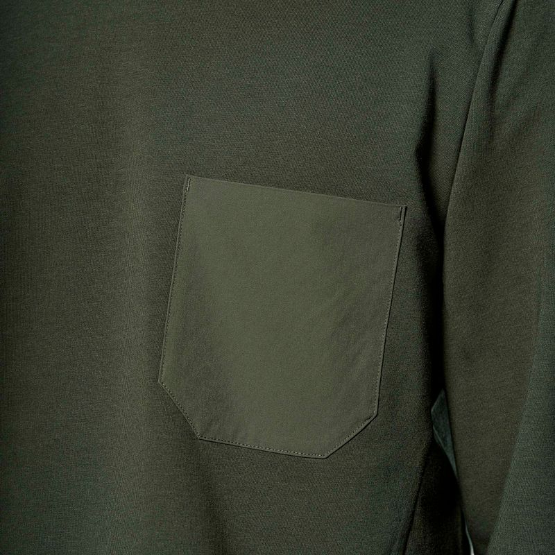 Bluza bărbați Salewa Fanes Dry Pullover verde măsliniu închis 4