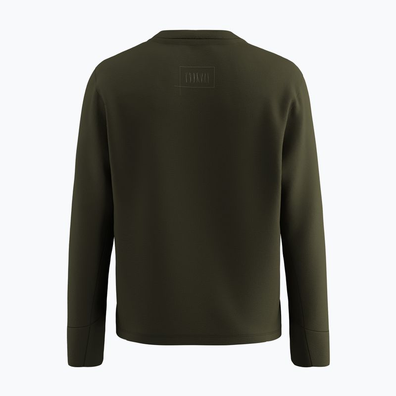 Bluza bărbați Salewa Fanes Dry Pullover verde măsliniu închis 8