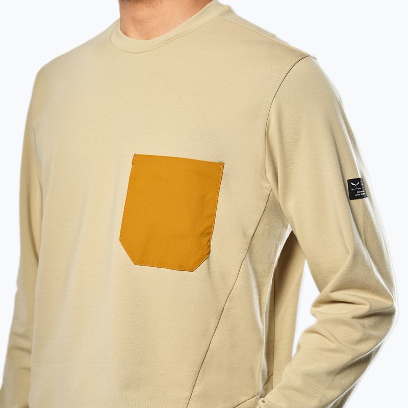 Bluza bărbați Salewa Fanes Dry Pullover quicksand 4