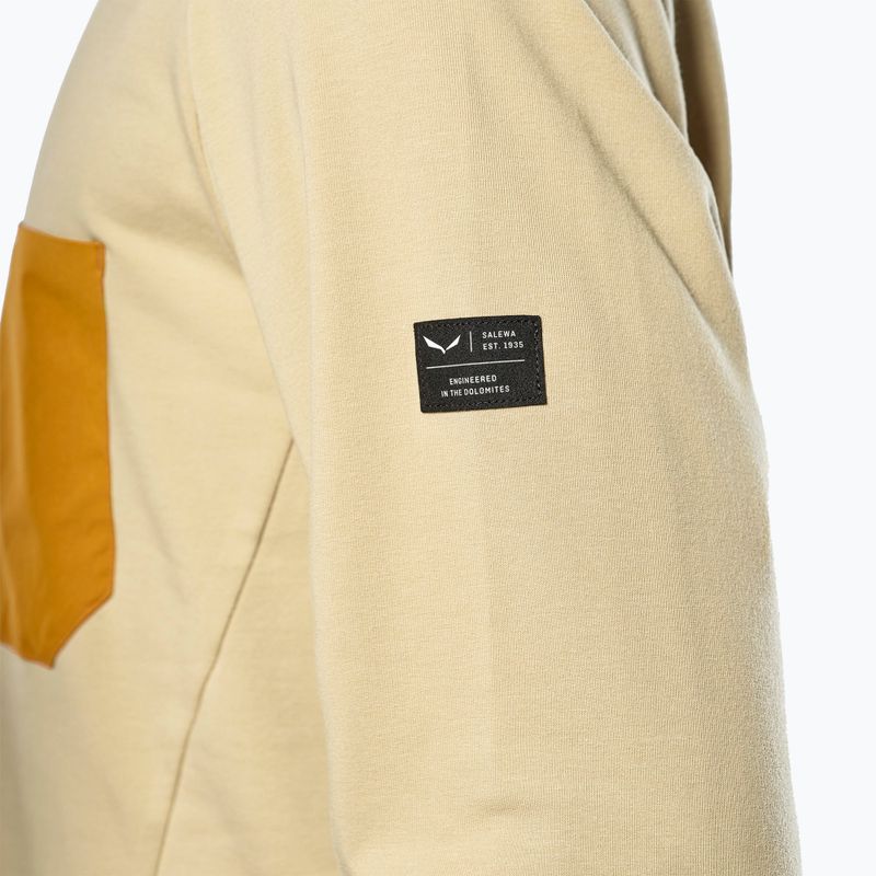 Bluza bărbați Salewa Fanes Dry Pullover quicksand 5