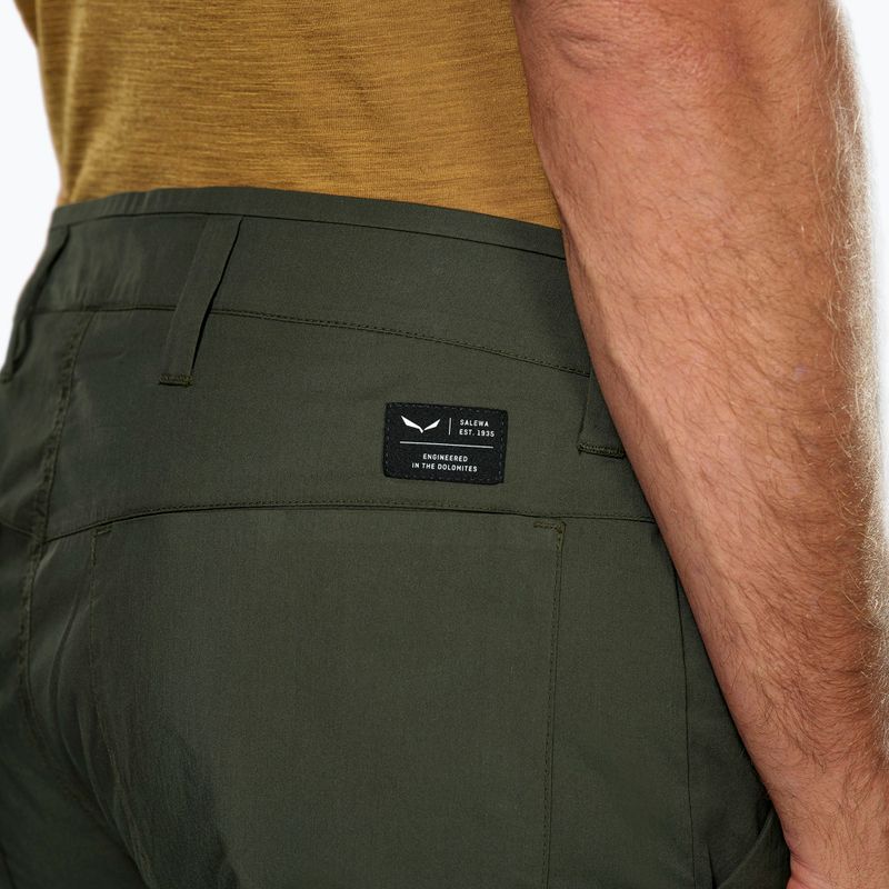 Pantaloni de trekking pentru bărbați Salewa Fanes Light dark olive 5