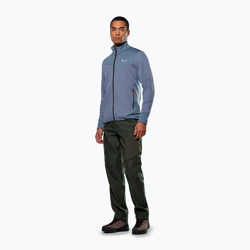 Bluză de trekking pentru bărbați Salewa Puez Waffle Hyb PL HD java blue 4