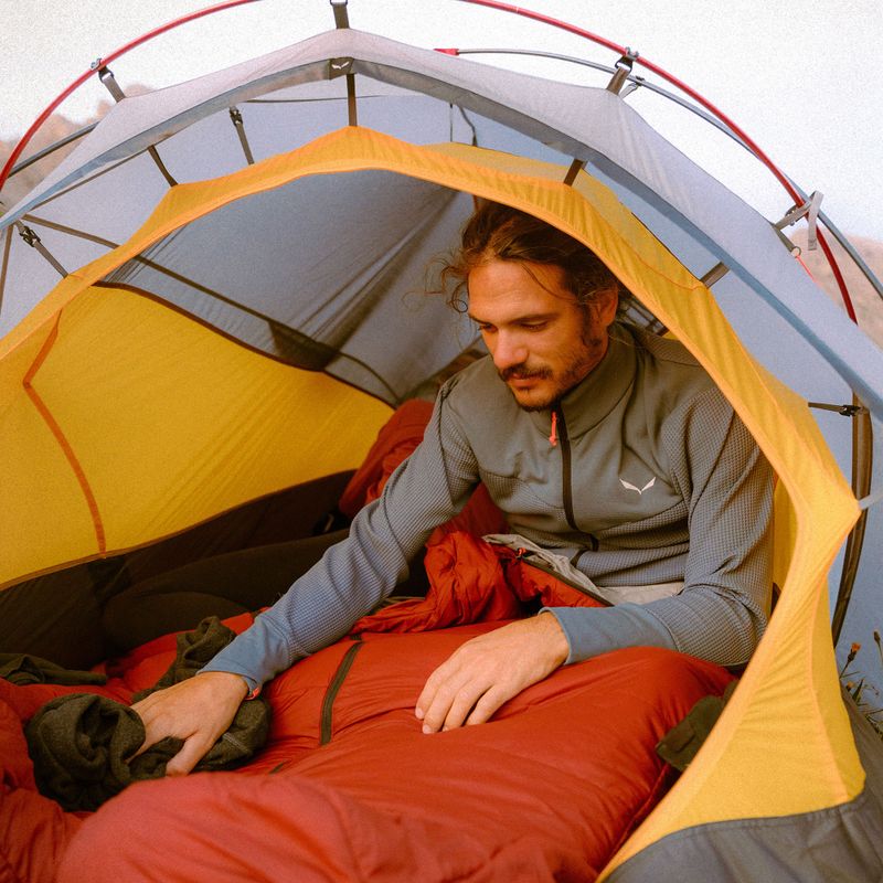 Bluză de trekking pentru bărbați Salewa Puez Waffle Hyb PL HD java blue 10