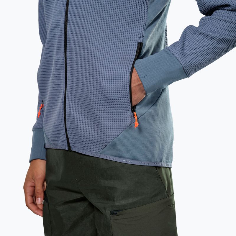 Bluză de trekking pentru bărbați Salewa Puez Waffle Hyb PL java blue 5