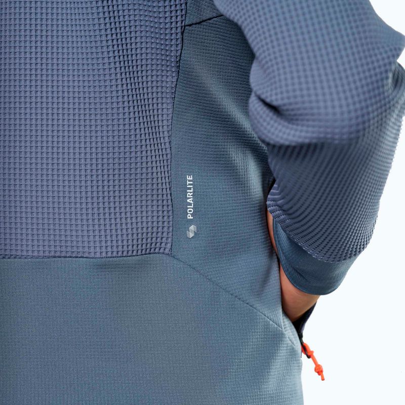 Bluză de trekking pentru bărbați Salewa Puez Waffle Hyb PL java blue 6