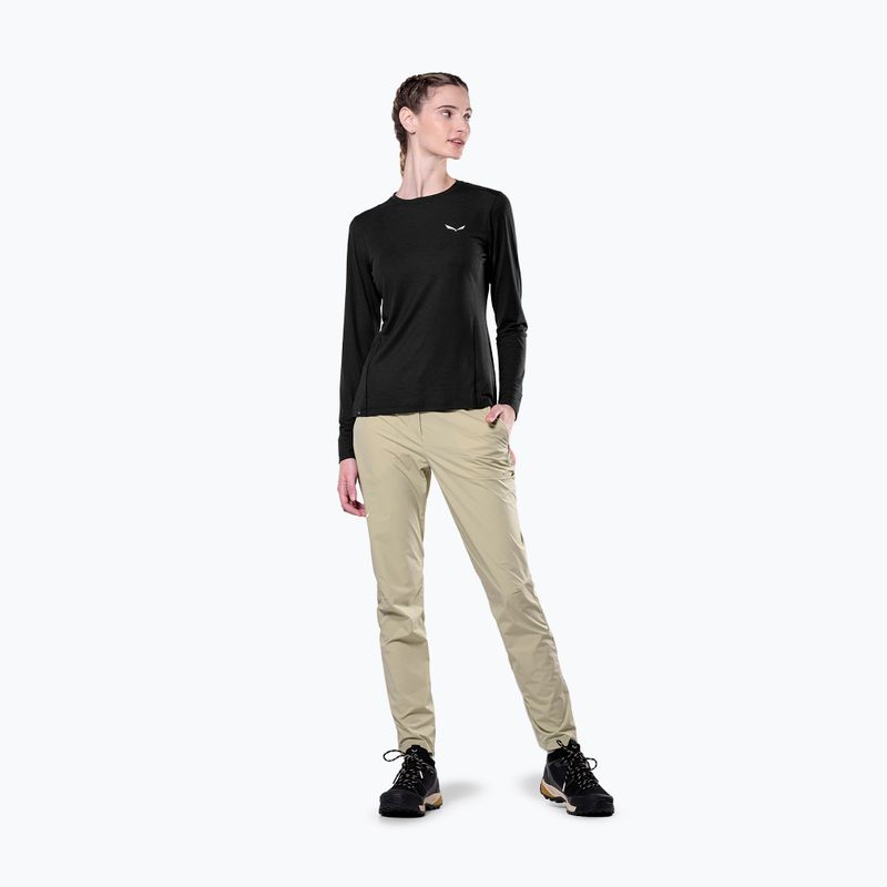 Longsleeve de trekking pentru femei Salewa Puez Dry black out 2