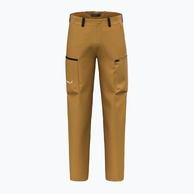 Pantaloni de trekking pentru bărbați Salewa Puez Hemp Dst maro auriu