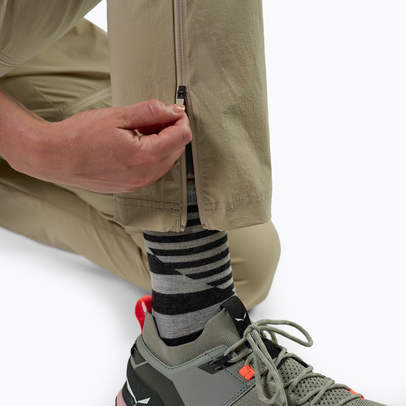 Pantaloni de trekking pentru femei Salewa Puez Talvena Talvena Dst 2/1 nisipuri mișcătoare 6
