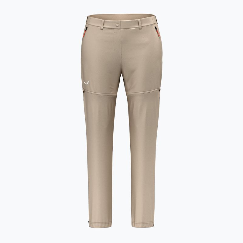 Pantaloni de trekking pentru femei Salewa Puez Talvena Talvena Dst 2/1 nisipuri mișcătoare 7