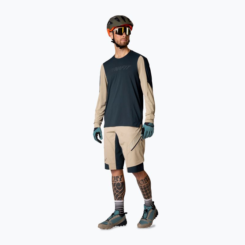 Pantaloni scurți de ciclism pentru bărbați DYNAFIT Ride DST rock khaki 2