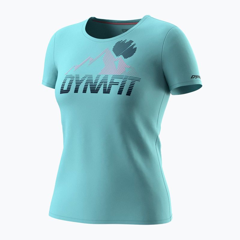 DYNAFIT Transalper Graphic SS femei trekking T-shirt albastru marin 3
