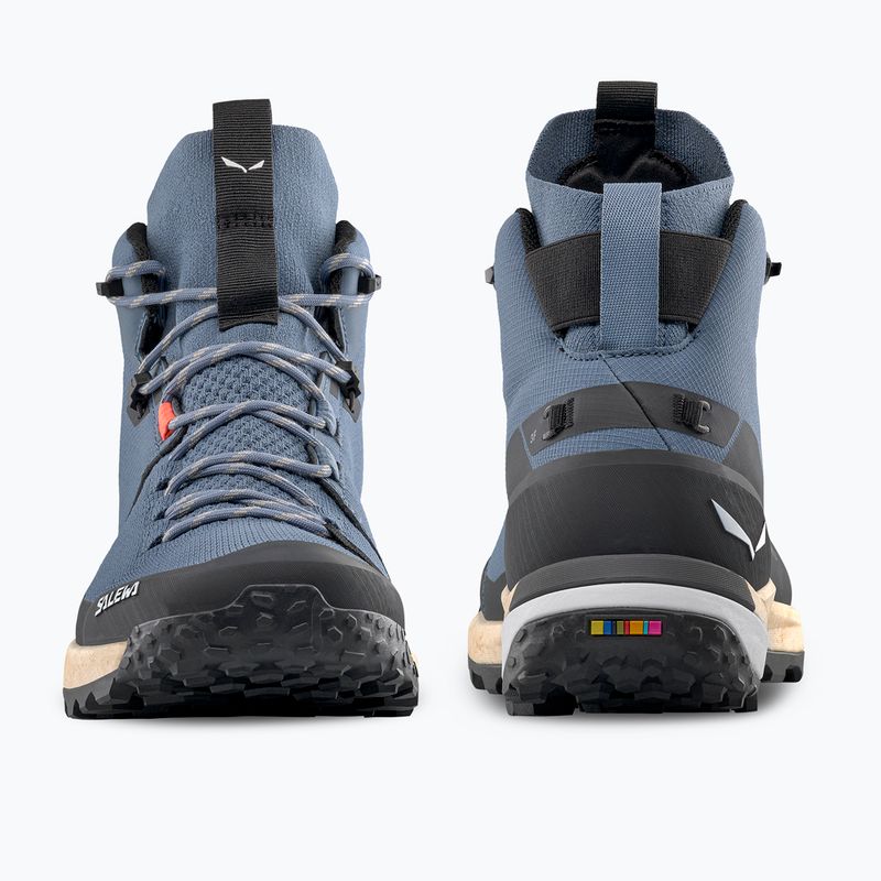 Încălțăminte de drumeție pentru bărbaț Salewa Puez Knit Mid Ptx java blue / black 3