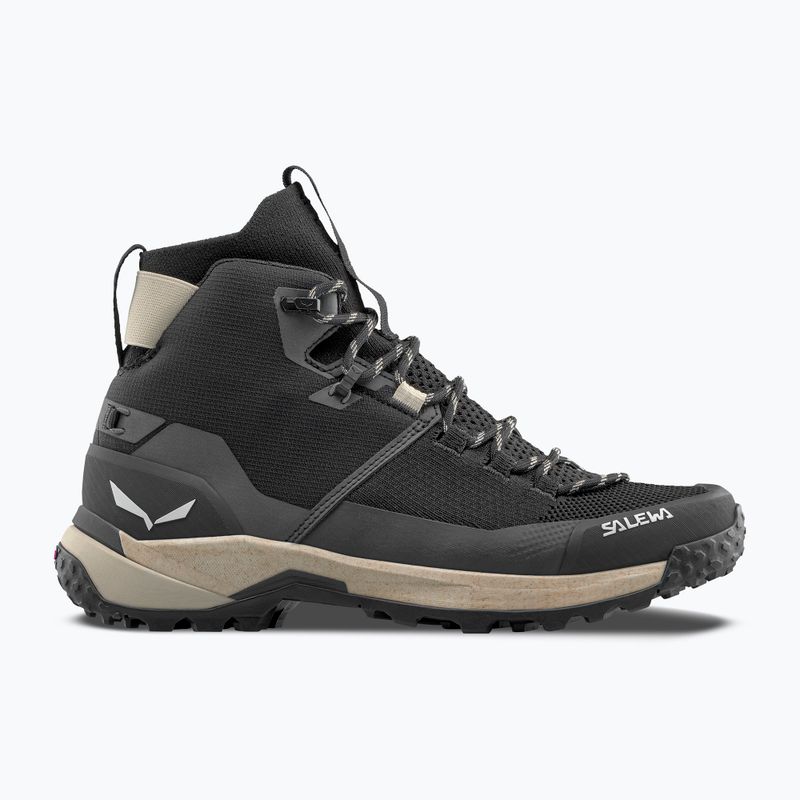 Încălțăminte de drumeție pentru femei Salewa Puez Knit Mid Ptx black / black 2