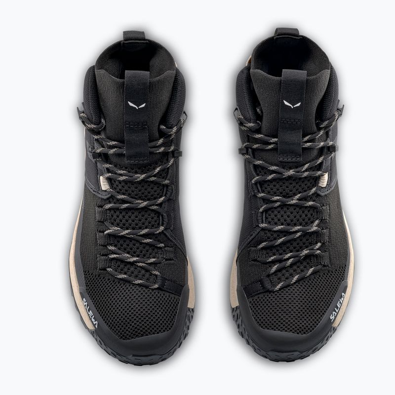 Încălțăminte de drumeție pentru femei Salewa Puez Knit Mid Ptx black / black 4
