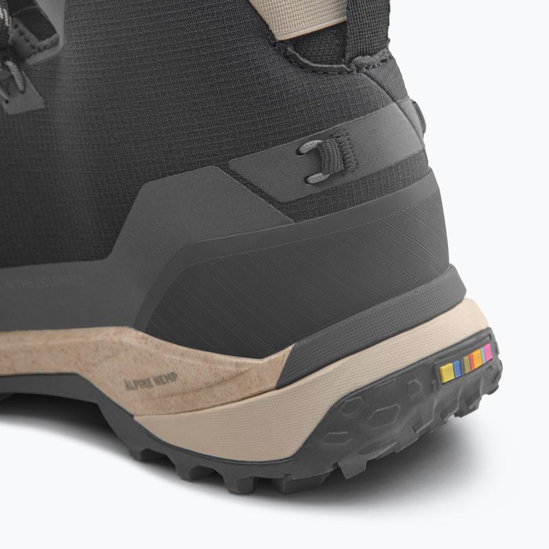 Încălțăminte de drumeție pentru femei Salewa Puez Knit Mid Ptx black / black 8