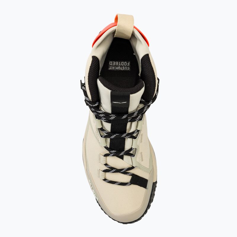 Încălțăminte de trekking pentru femei Salewa Puez Mid Ptx oatmeal/oatmeal 5