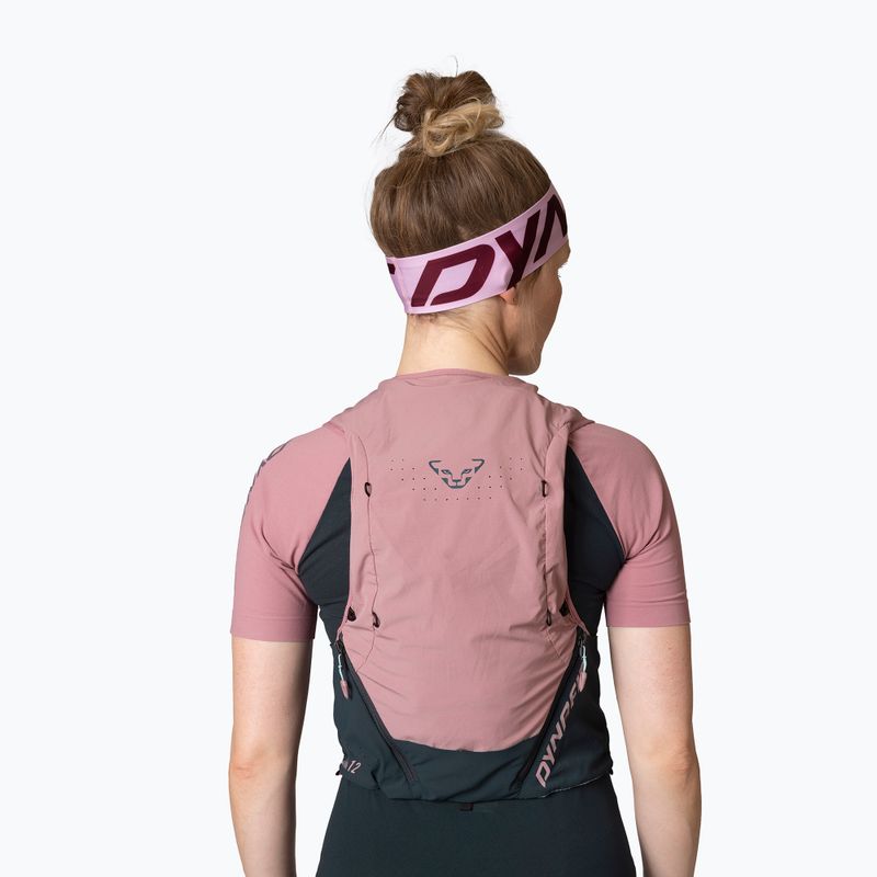 Vestă de alergat DYNAFIT Ultra 12 Vest mokarosa/blueberry 4