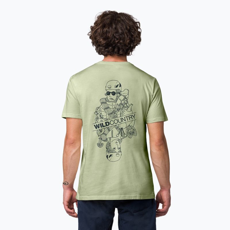 Wild Country Flow jad bărbați Wild Country Flow jade cățărare t-shirt 2