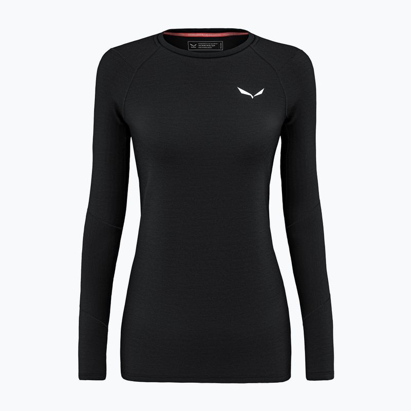 Longsleeve termoactiv pentru femei Salewa Cristallo Warm AMR black out