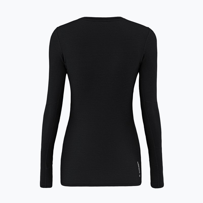 Longsleeve termoactiv pentru femei Salewa Cristallo Warm AMR black out 2