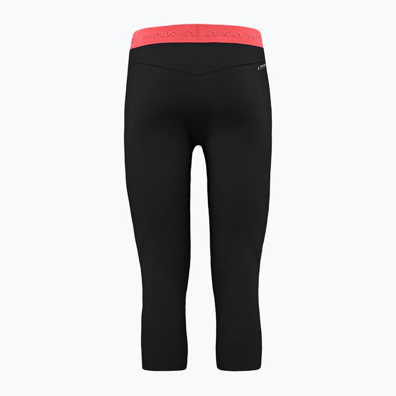 Pantaloni termoactivi pentru bărbați Salewa Cristallo Warm AMR 3/4 black out 2