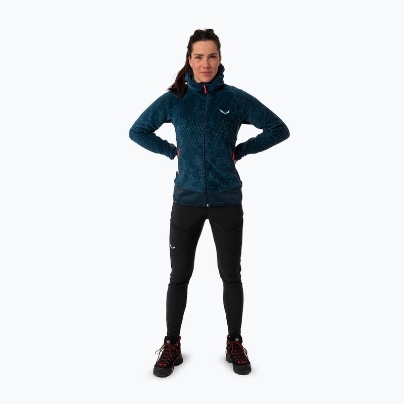 Bluză de trekking pentru femei Salewa Tognazza PL dark olive melange 2