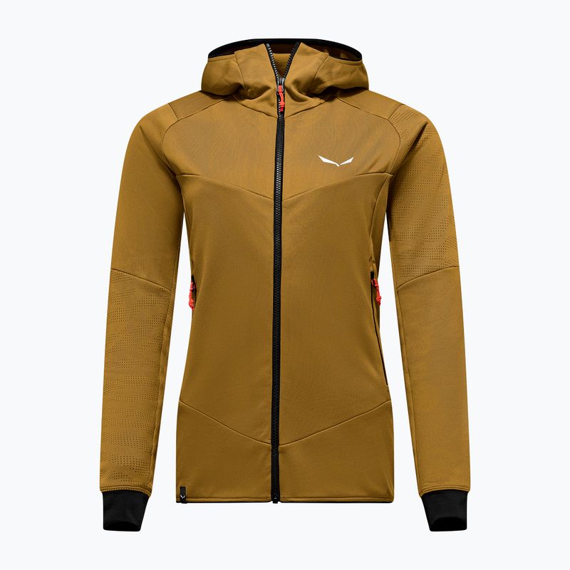 Bluză de trekking petru femei Salewa Sella Crevasse Hd golden brown