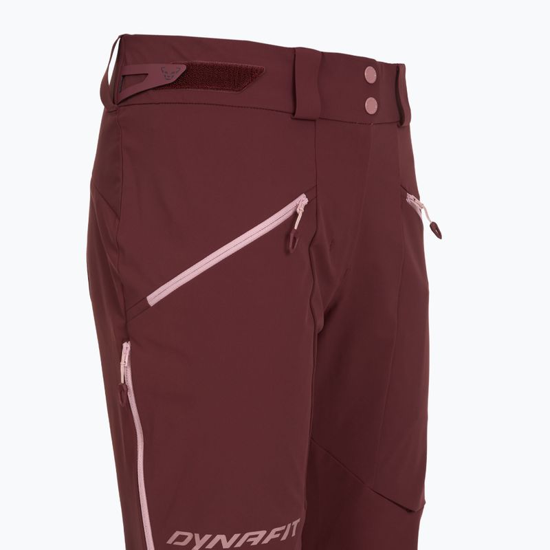 Pantaloni de schi pentru femei DYNAFIT Radical Softshell port royal 7