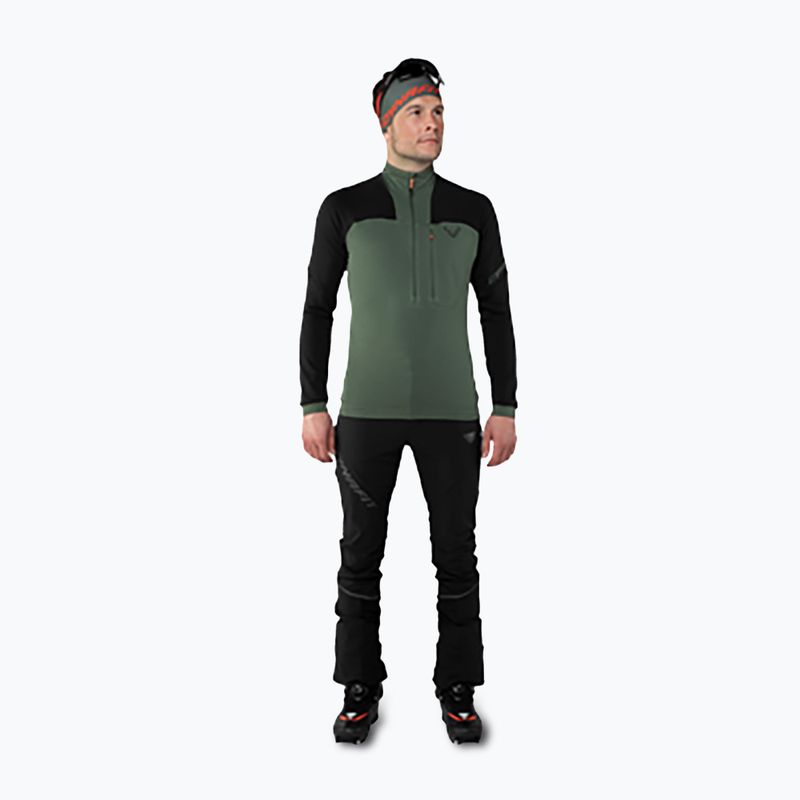 Hanorac pentru bărbați  DYNAFIT Speed Polartec 1/2 Zip black out/thyme 2