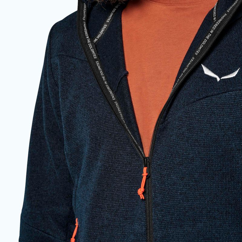 Bluză de trekking pentru bărbați Salewa Puez Rocca Polarlite Hood navy blazer 4