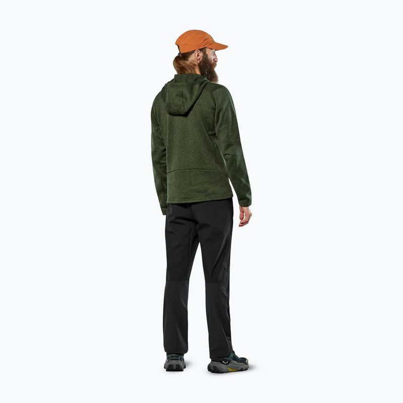 Bluză de trekking pentru bărbați Salewa Puez Rocca Polarlite Hood dark olive 3