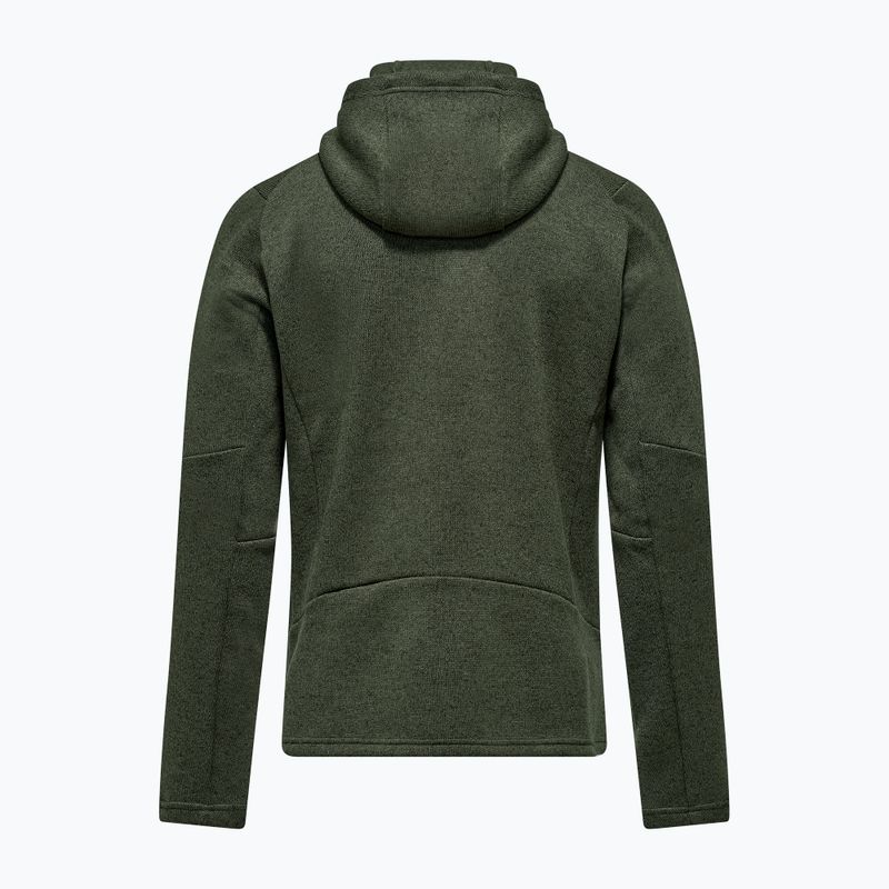 Bluză de trekking pentru bărbați Salewa Puez Rocca Polarlite Hood dark olive 6