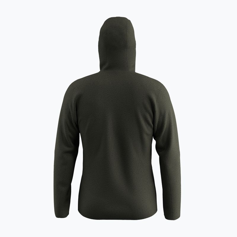 Bluză de trekking pentru bărbați Salewa Puez Rocca Polarlite Hood dark olive 7