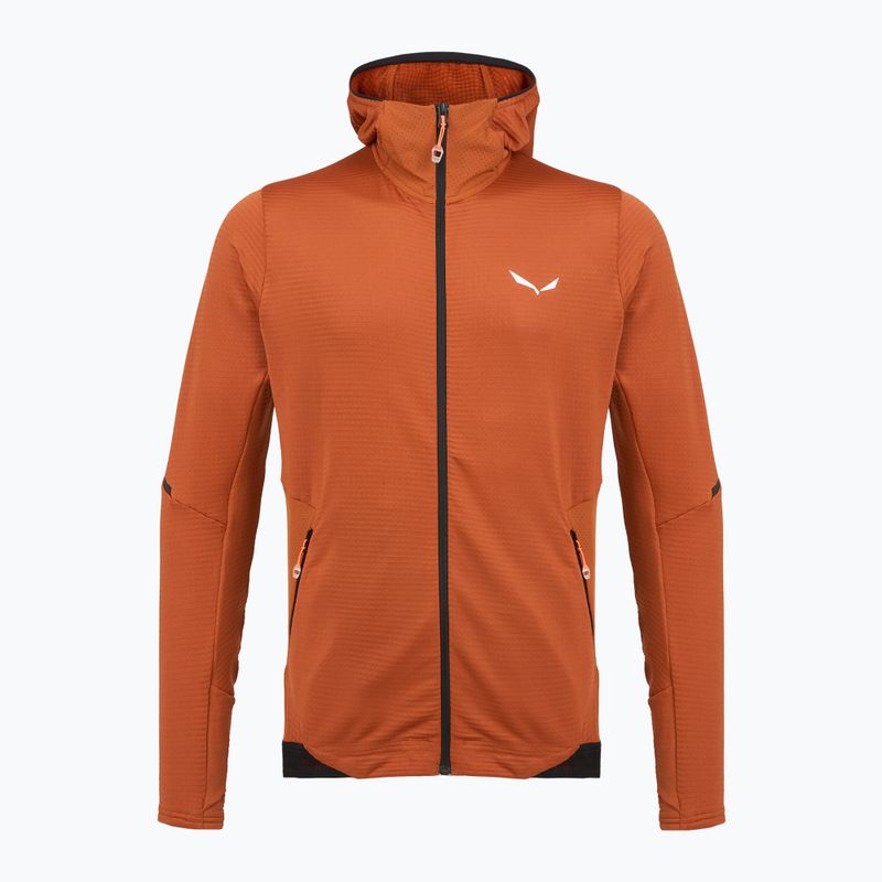 Bluză de trekking pentru bărbați Salewa Pedroc PL Hooded bombay brown