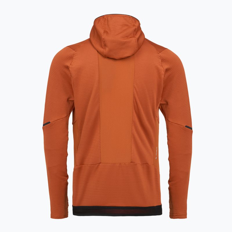 Bluză de trekking pentru bărbați Salewa Pedroc PL Hooded bombay brown 2