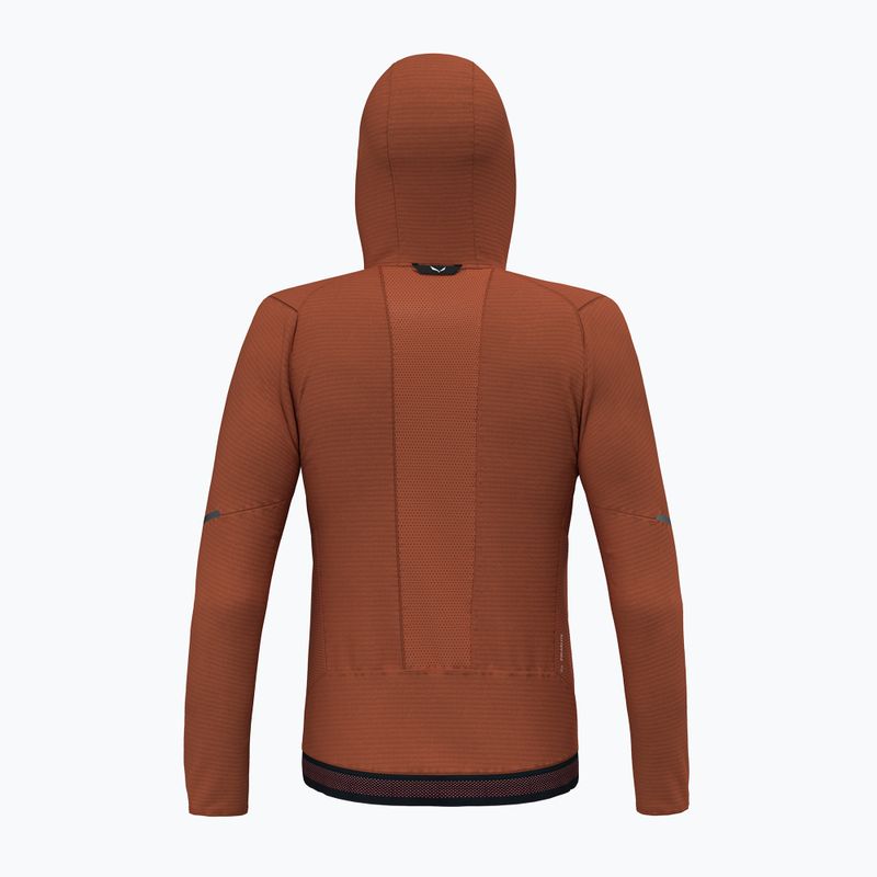 Bluză de trekking pentru bărbați  Salewa Pedroc PL Hooded bombay brown 2