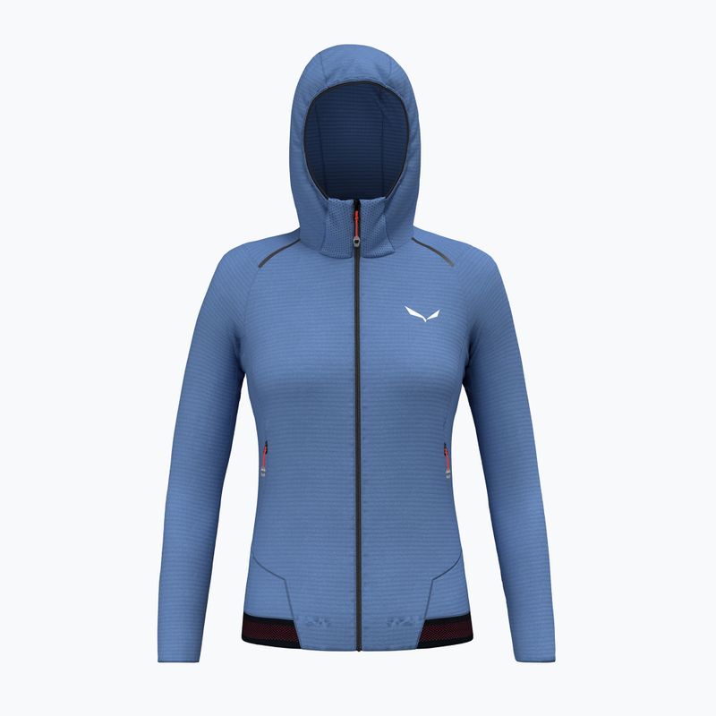 Bluză de trekking pentru femei Salewa Pedroc PL Hooded morning blue