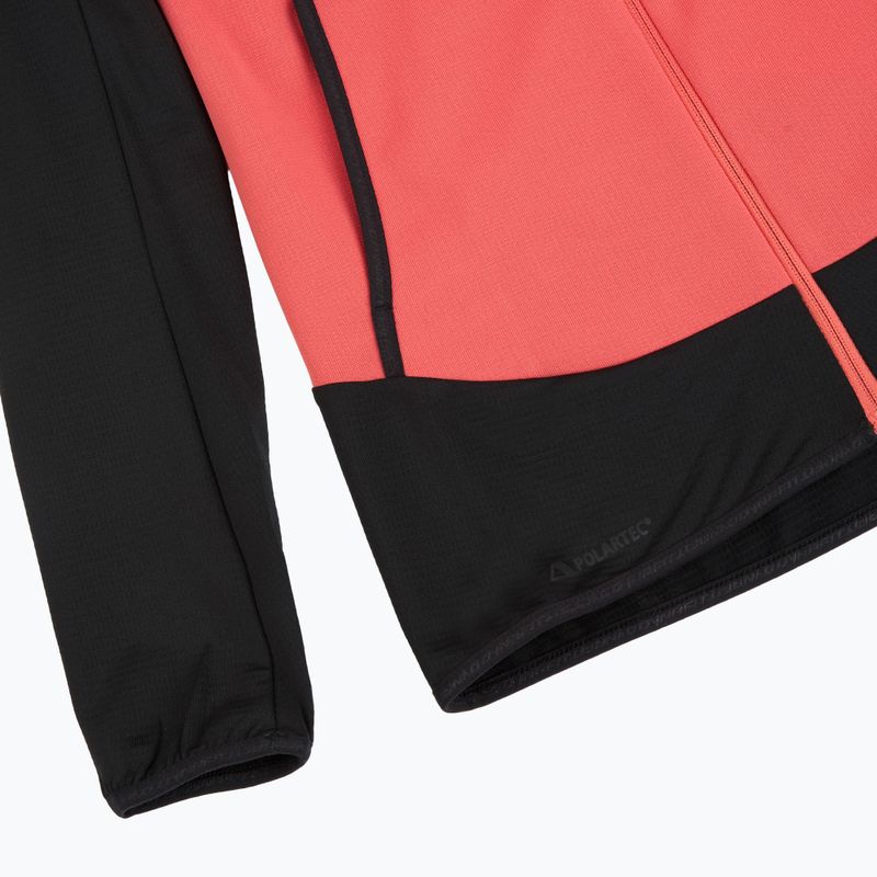 Bluză de trekking pentru femei DYNAFIT Transalper Light Polartec Hoody black out cabana/6170 7