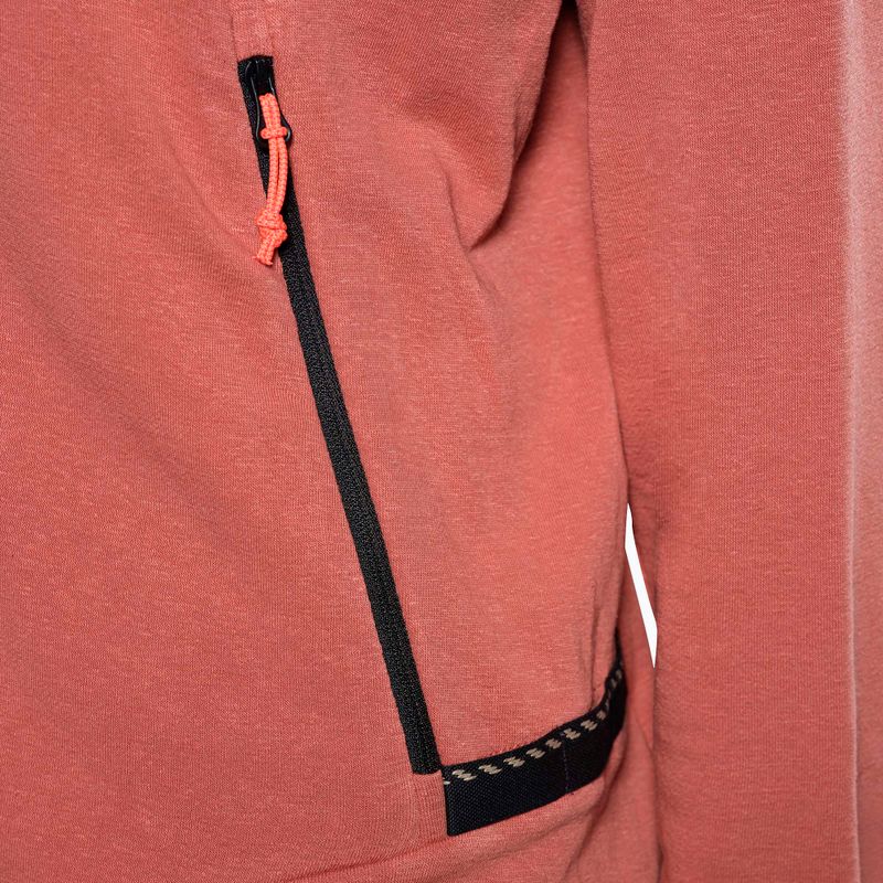 Hanorac de trekking pentru femei Salewa Agner Hemp 2 Hooded etruscan red 5