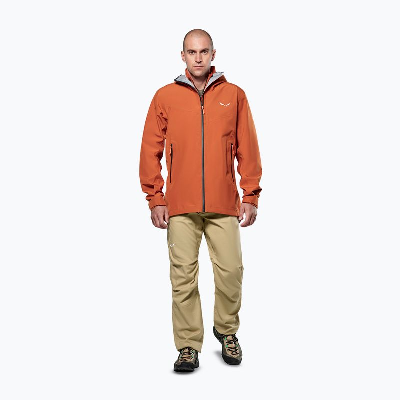 Geacă softshell pentru bărbați Salewa Puez GTX 3L EPE bombay brown 2