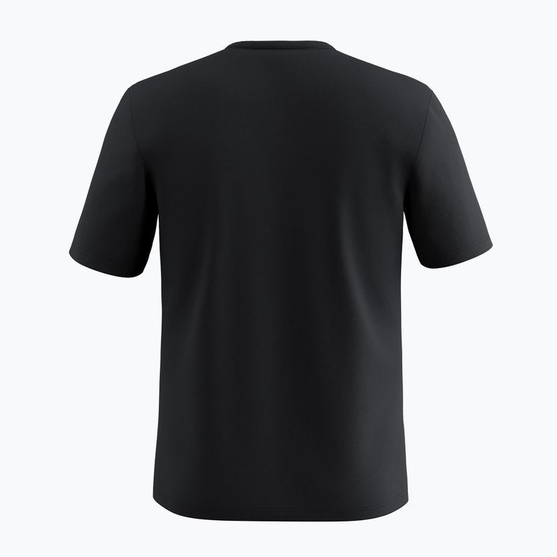 Bărbați Salewa Eagle Geometric negru afară T-shirt 2