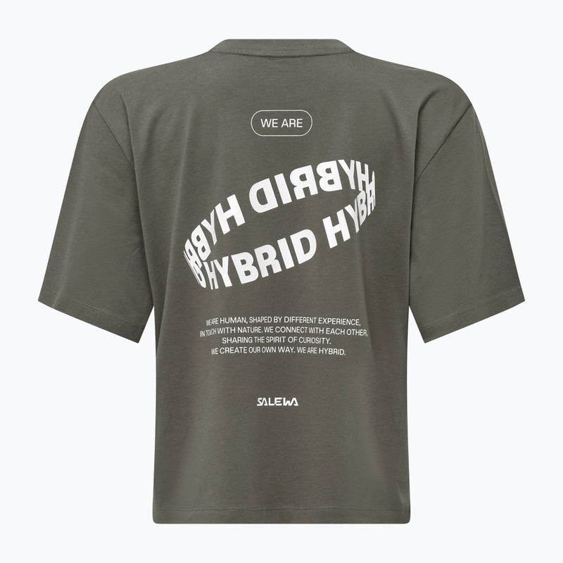 Femeii Salewa Eagle Hybrid vrac decolorat verde T-shirt 2