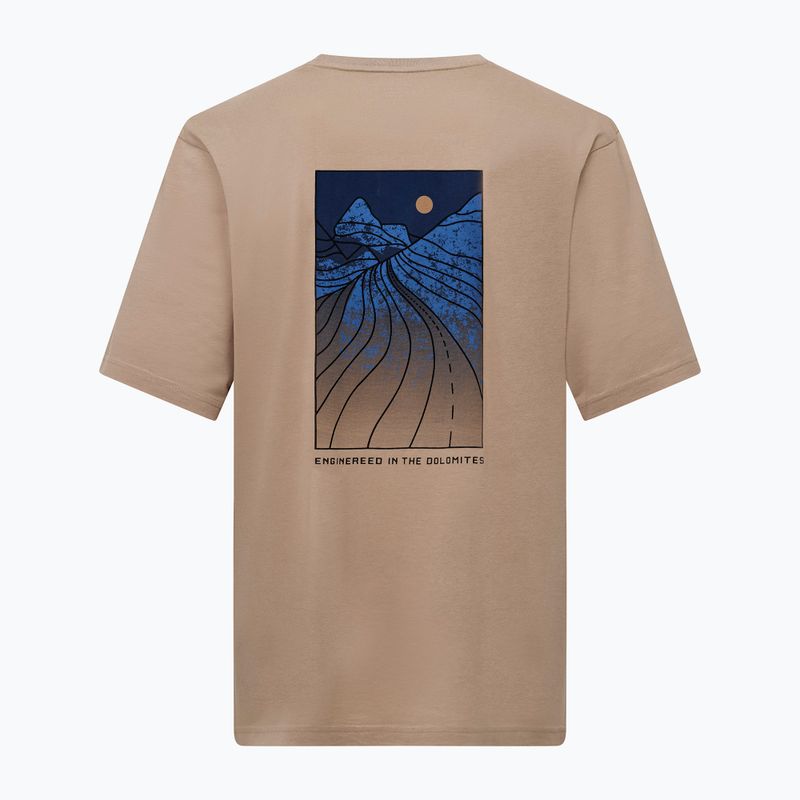 Bărbați Salewa Eagle Sunset Loose quicksand T-shirt 2