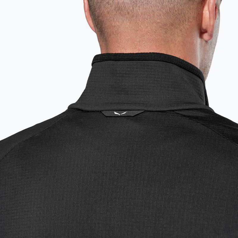 Bluză de trekking pentru bărbați Salewa Puez Cammio Polarlite Half Zip Black Out 5